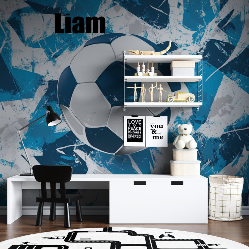 Papier peint prenom personnalis...ot tapisserie chambre ados