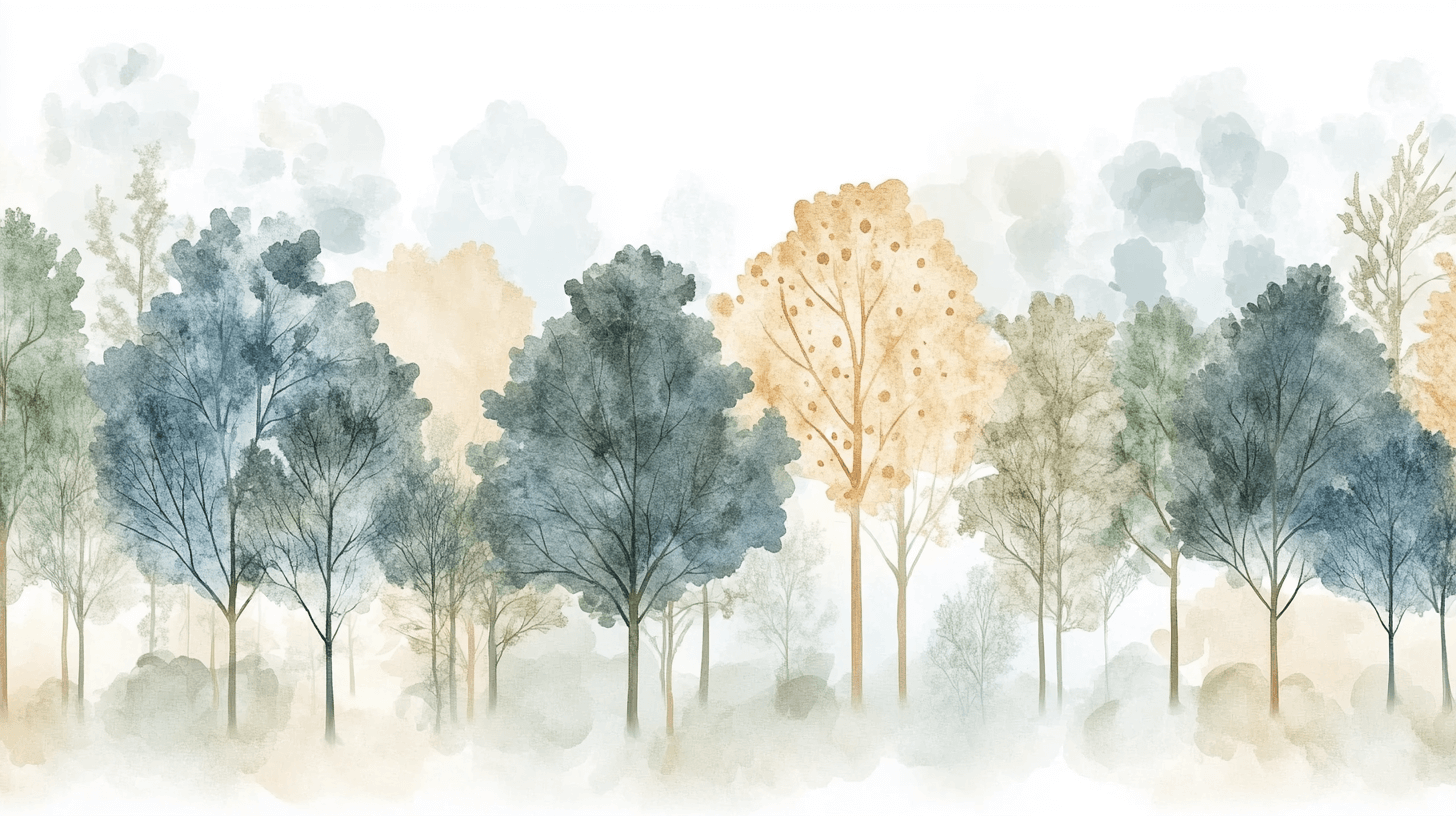 Papier Peint Arbre Chambre Cosy