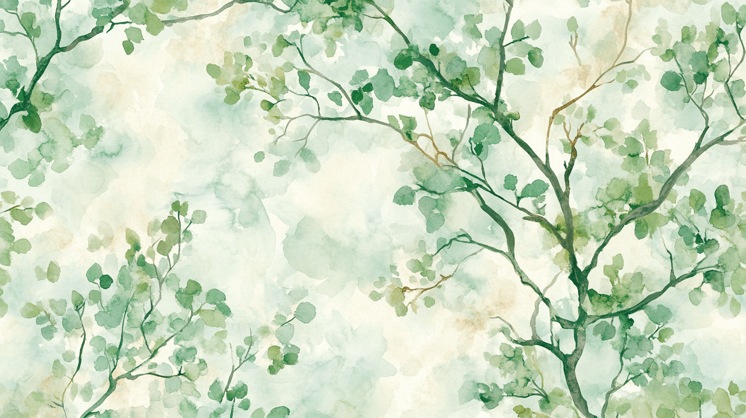 Papier Peint Arbre Feuillu