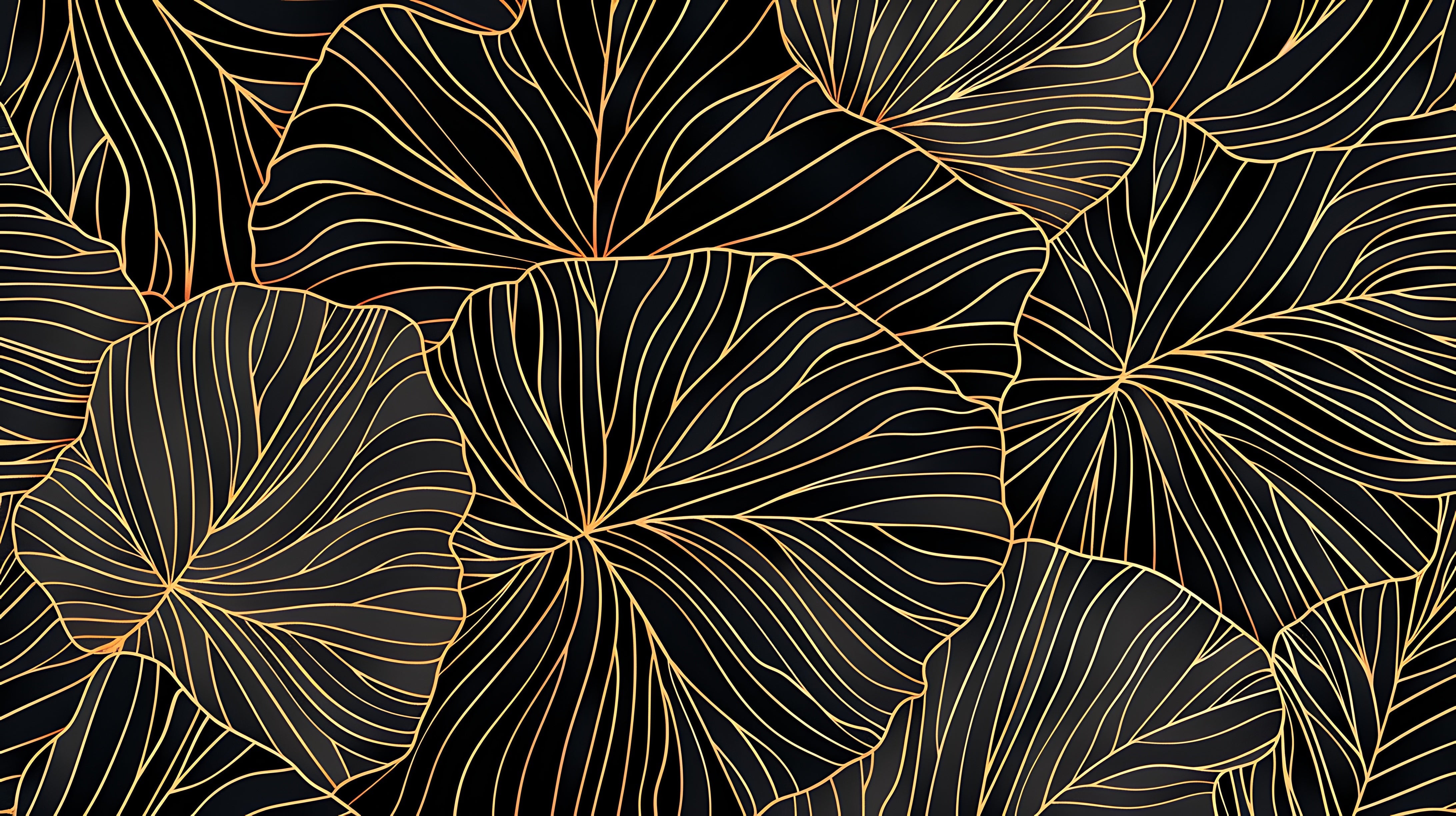 Papier Peint Doré Chambre