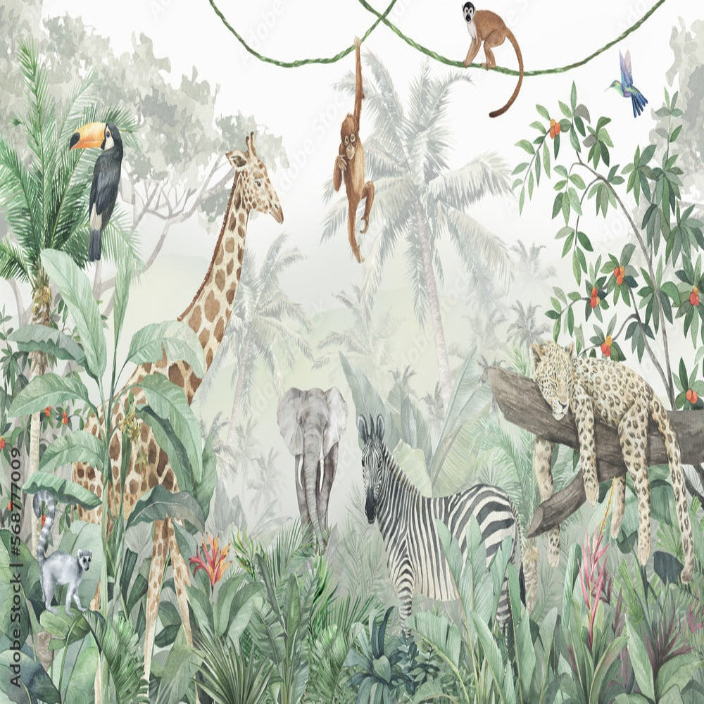 Wallpaper Animal Wealth of Jungle