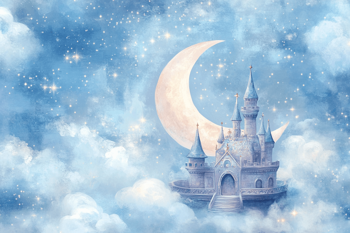 Papier Peint Lune Chambre Bébé