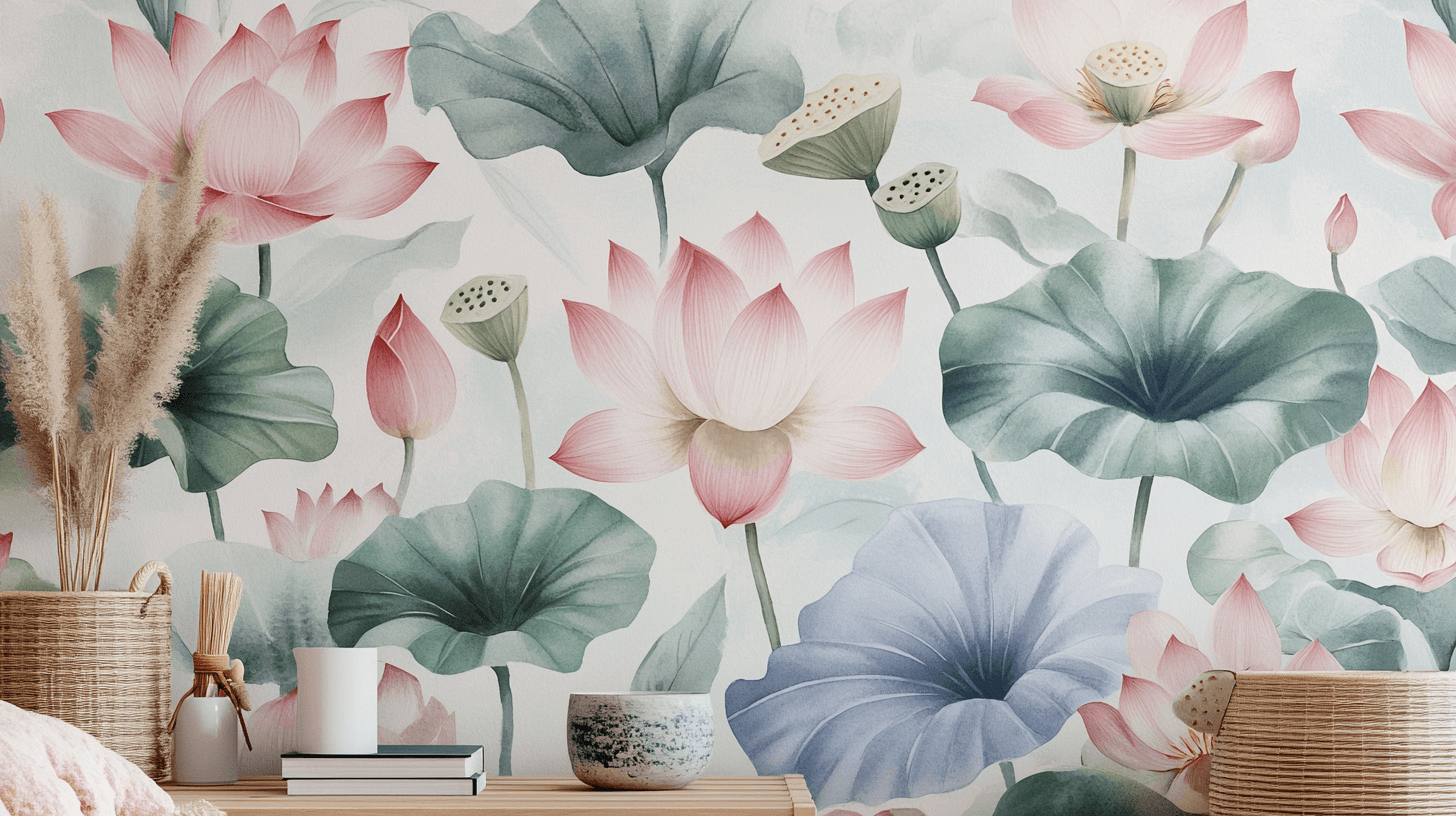 Papier Peint Fleur Lotus