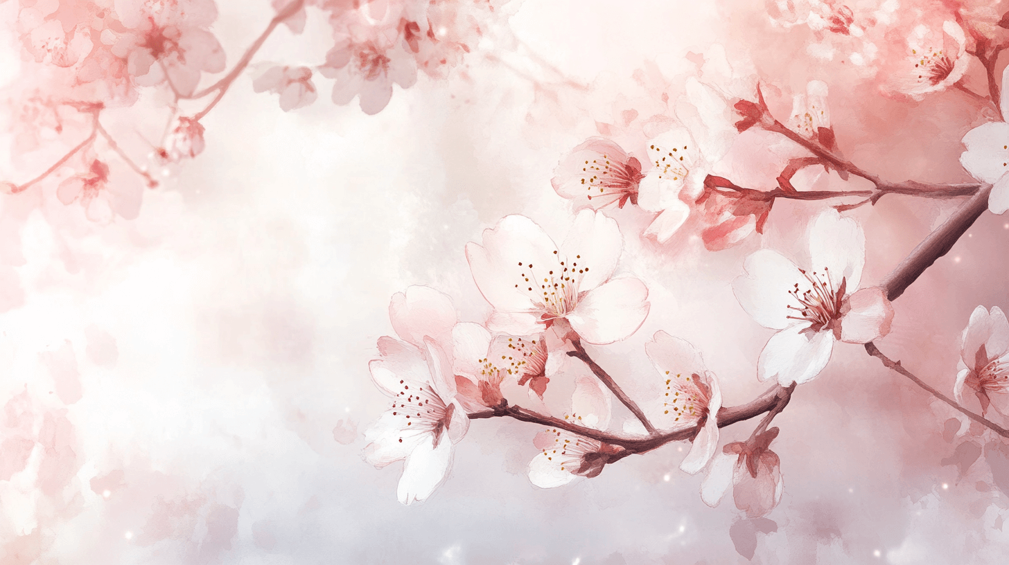 Papier Peint Fleur Cerisier Japonais