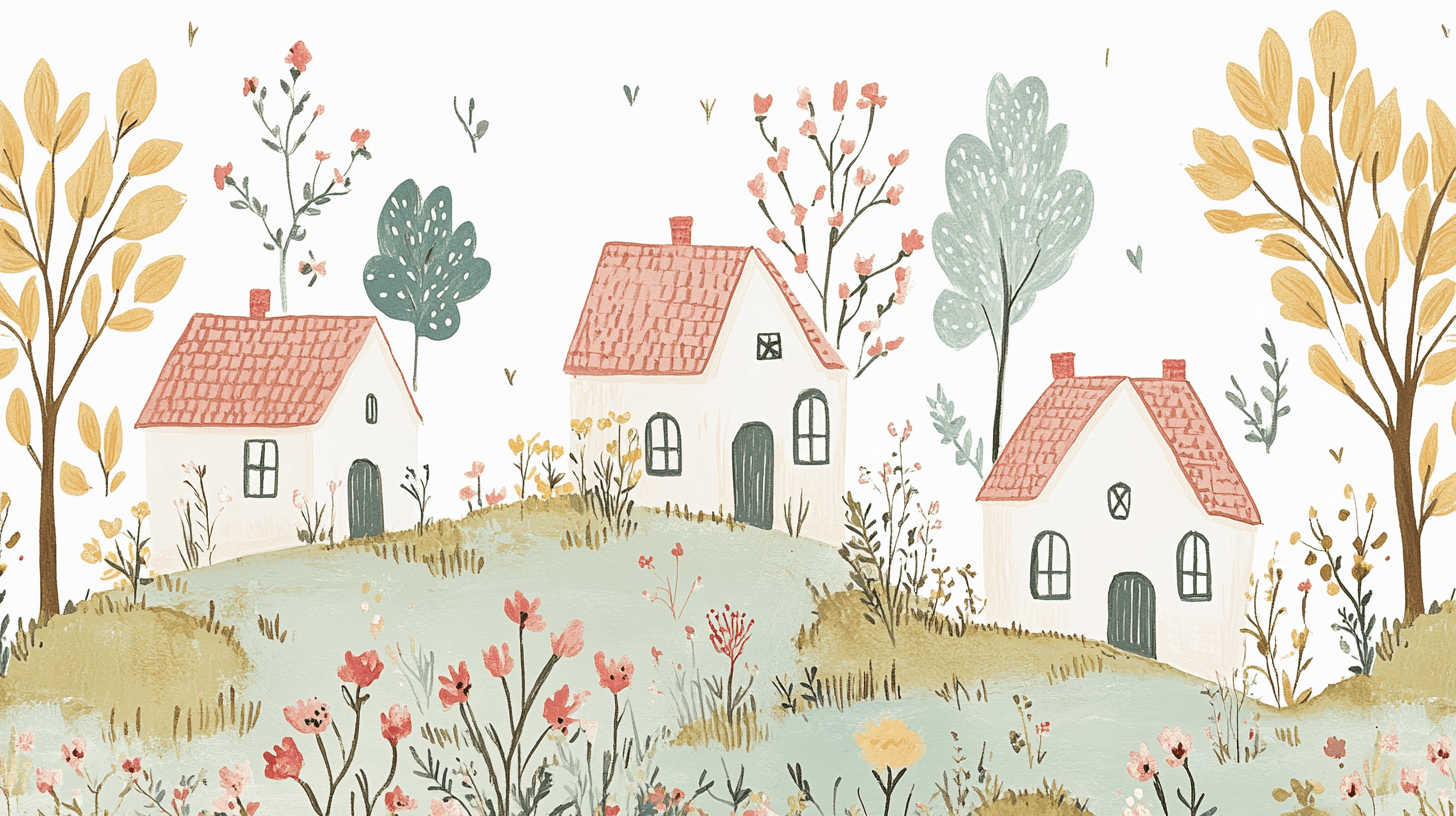 Papier Peint Vintage Cottager