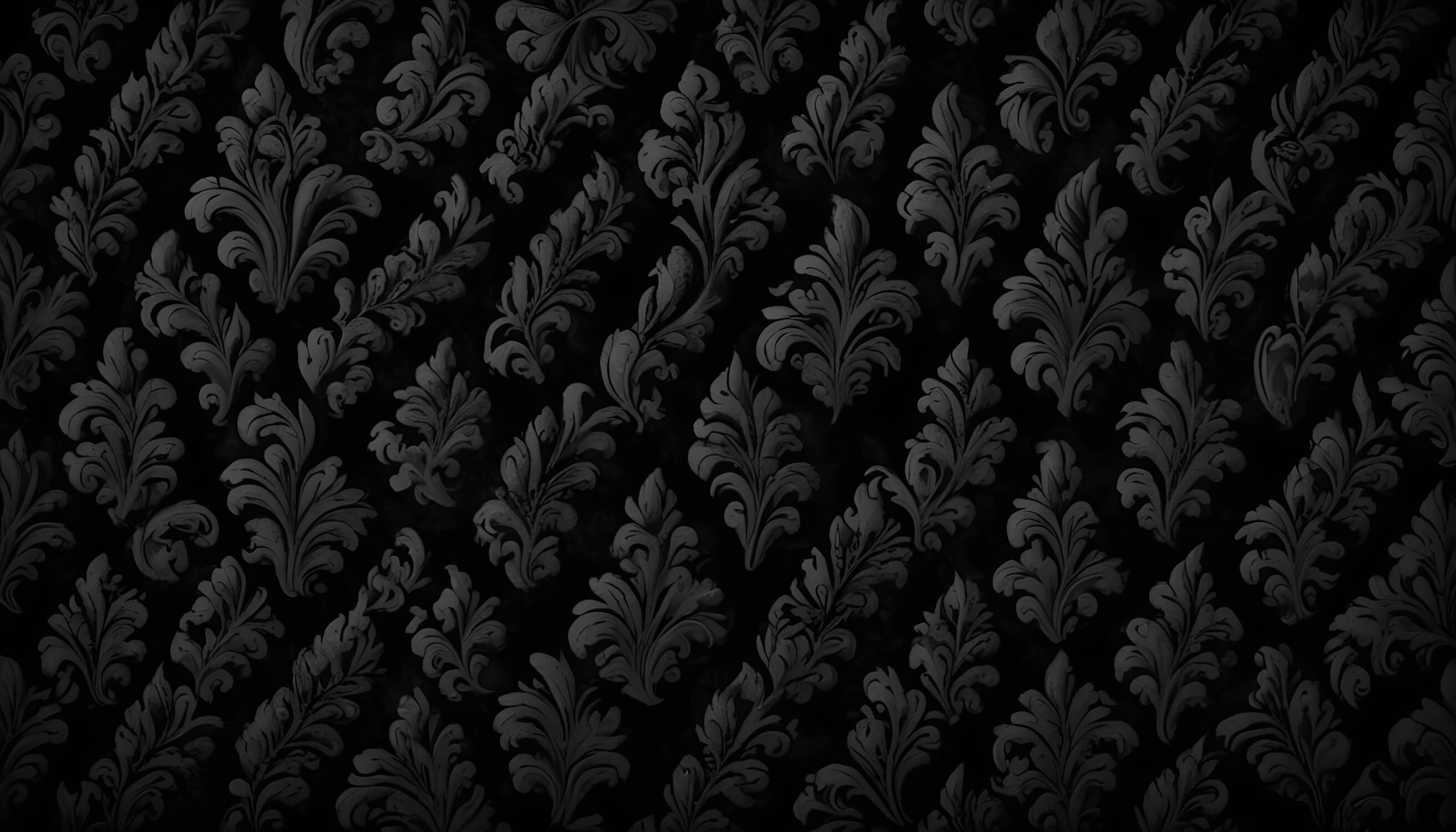 Papier Peint Damassé Noir