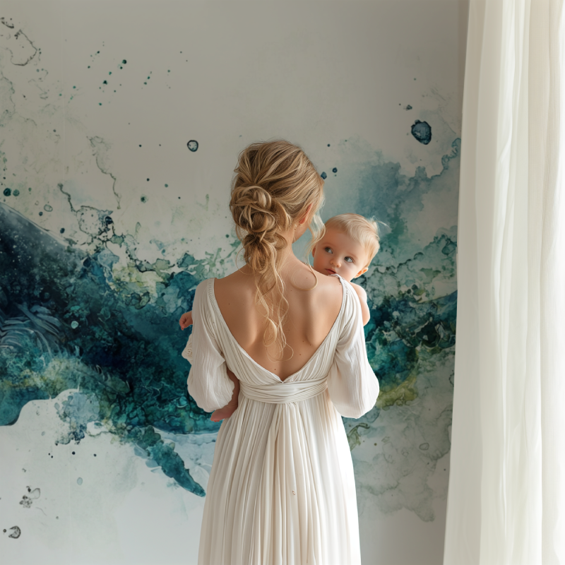 Papier peint ocean bebes bb123