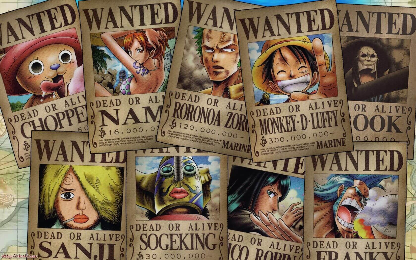 Papier Peint One Piece Recherchés