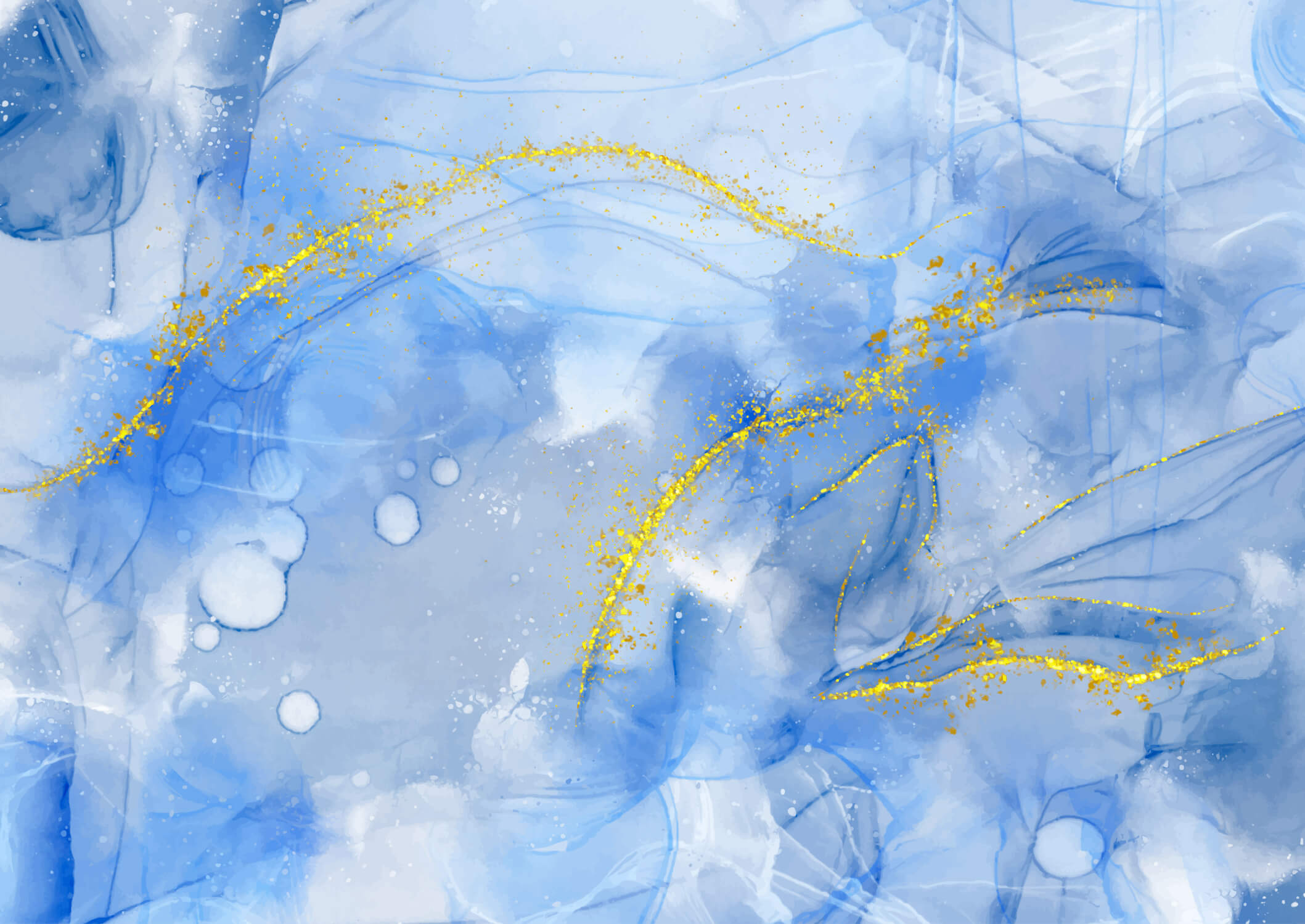 Papier Peint Abstrait Bleu Salle De Bain