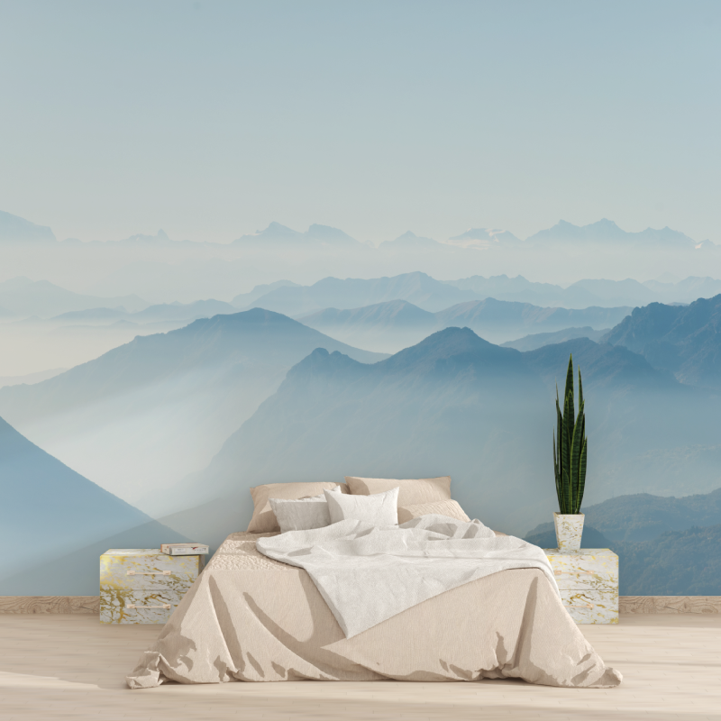 Papier peint aquarelle tendance tapisserie 2025