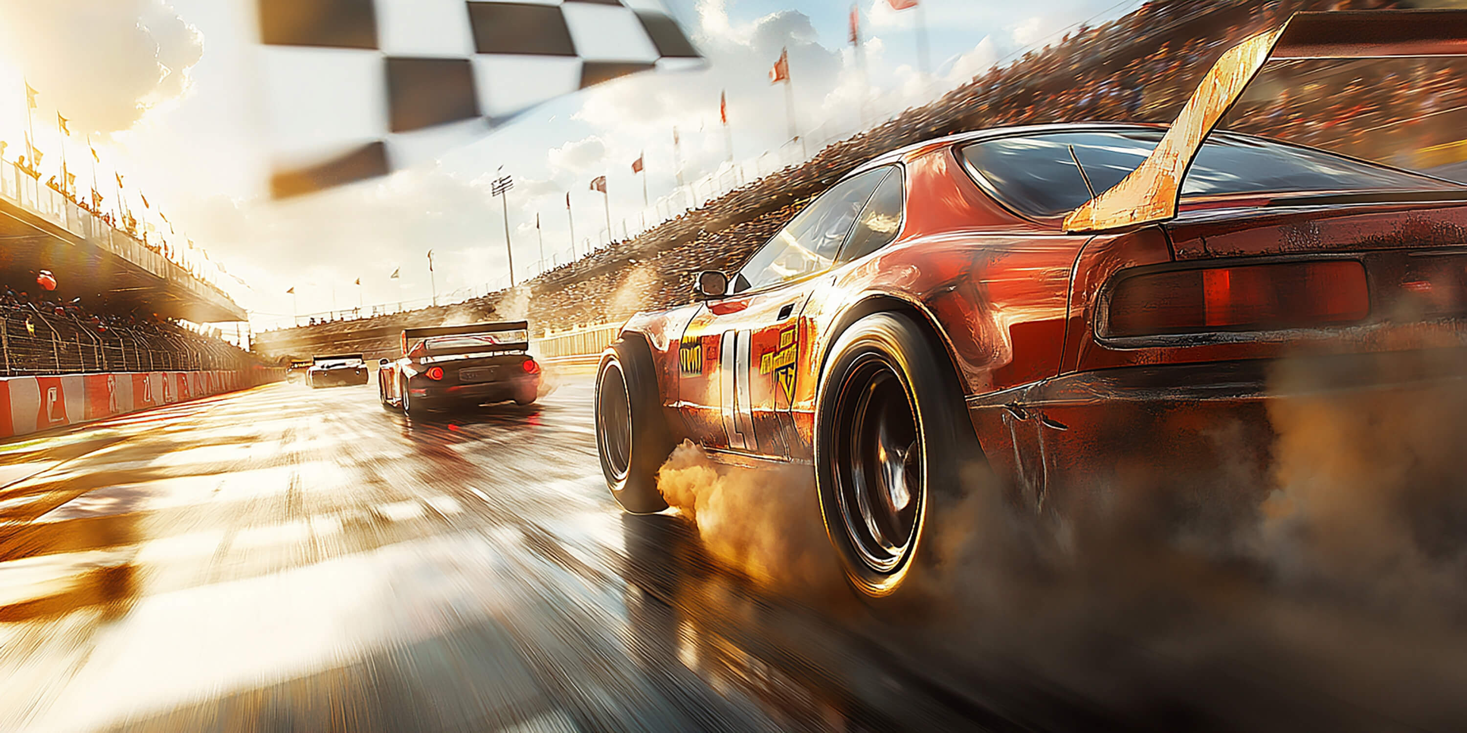 Papier Peint Voiture De Course