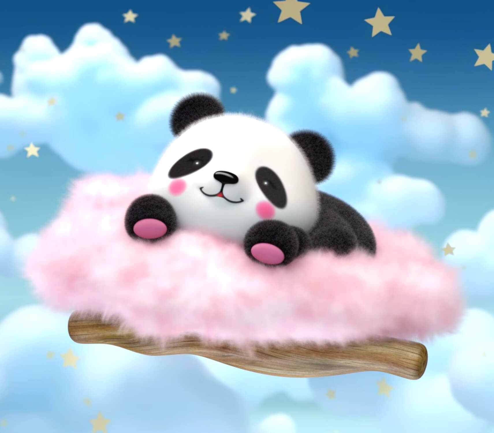 Papier Peint Panda Dessin Animé