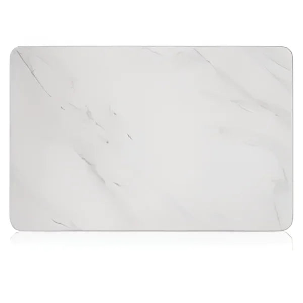 Carta da parati imitazione in marmo bianco