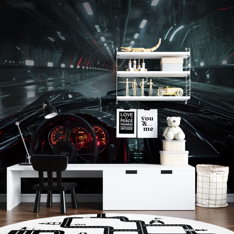 Papier peint de bureau voiture tapisserie chambre ados