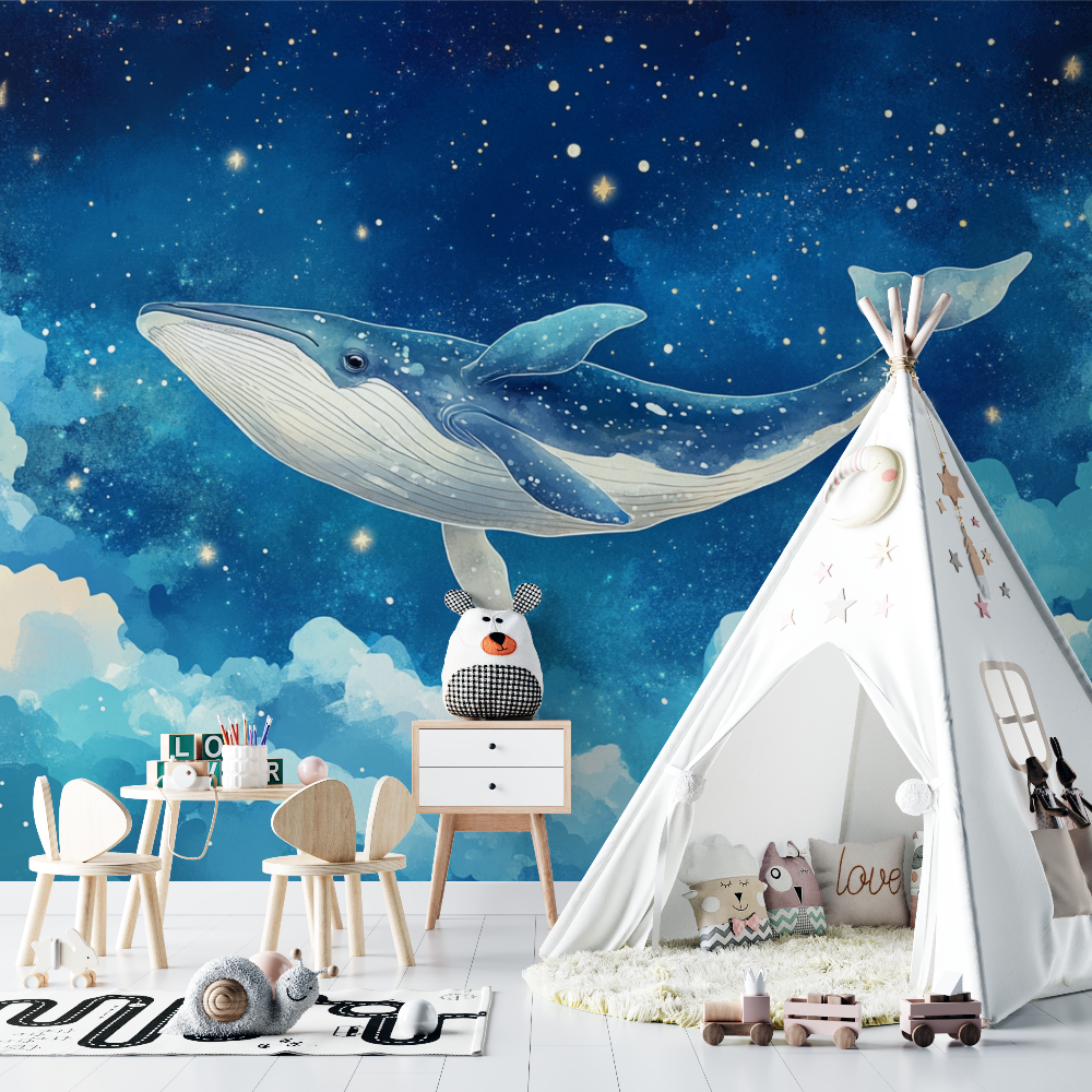 Papier peint marin deco murale ...t ciel etoile chambre bebe