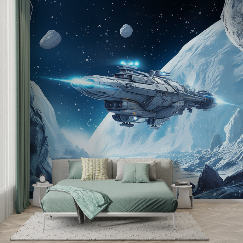 Papier peint espace star wars murs