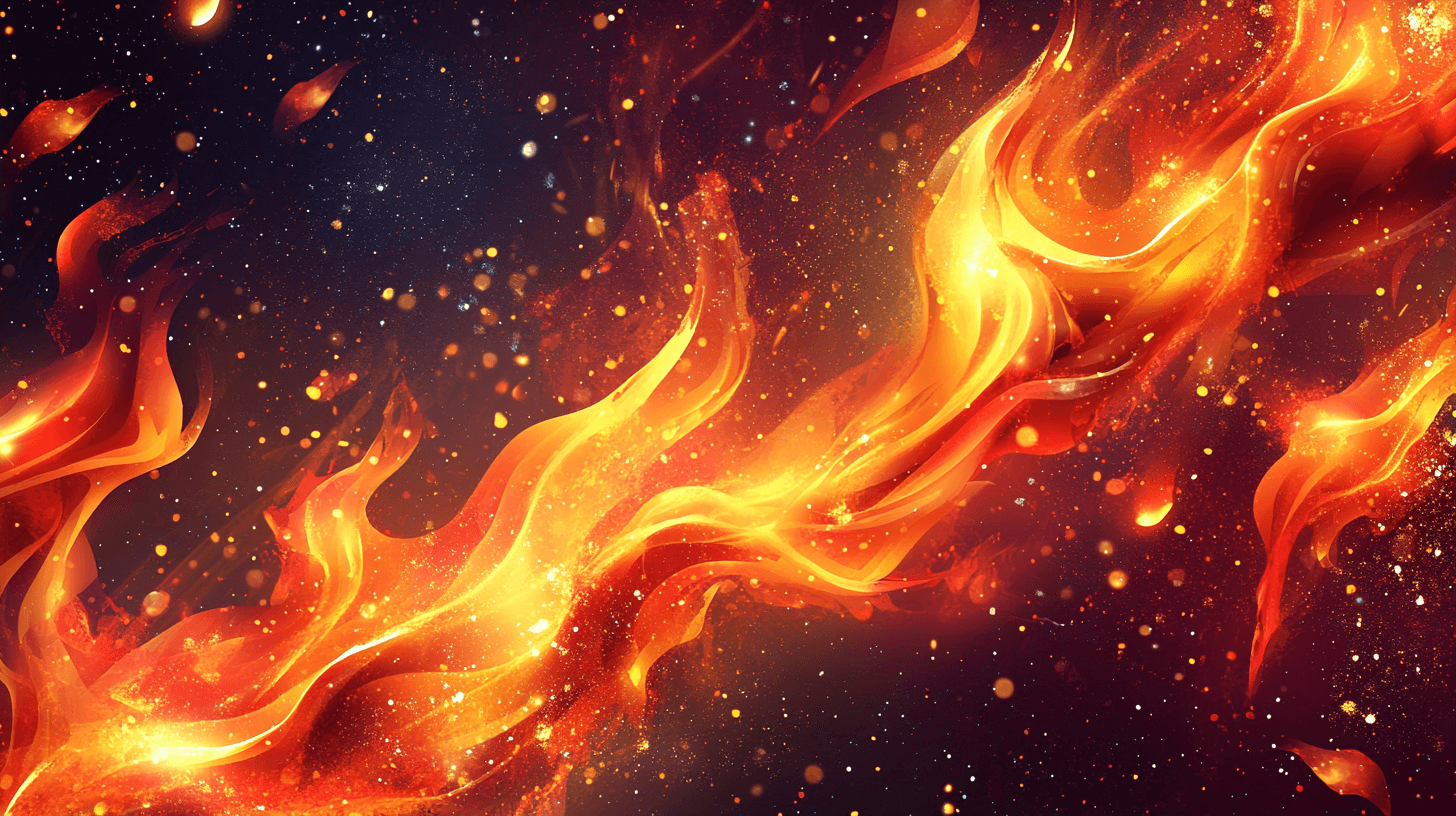 Papier Peint Burning Comet