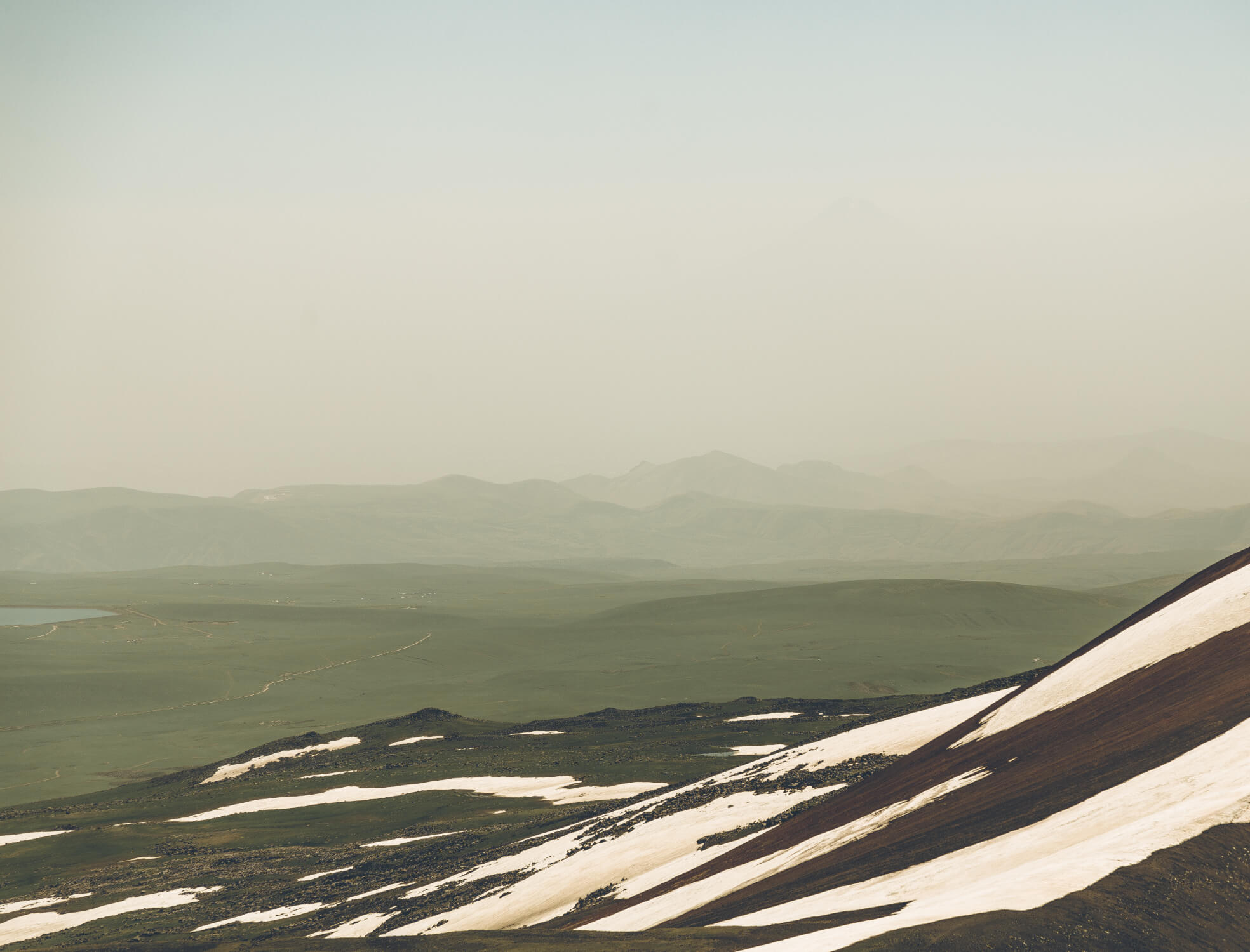 Papier Peint Aquarelle Montagnes Pastel