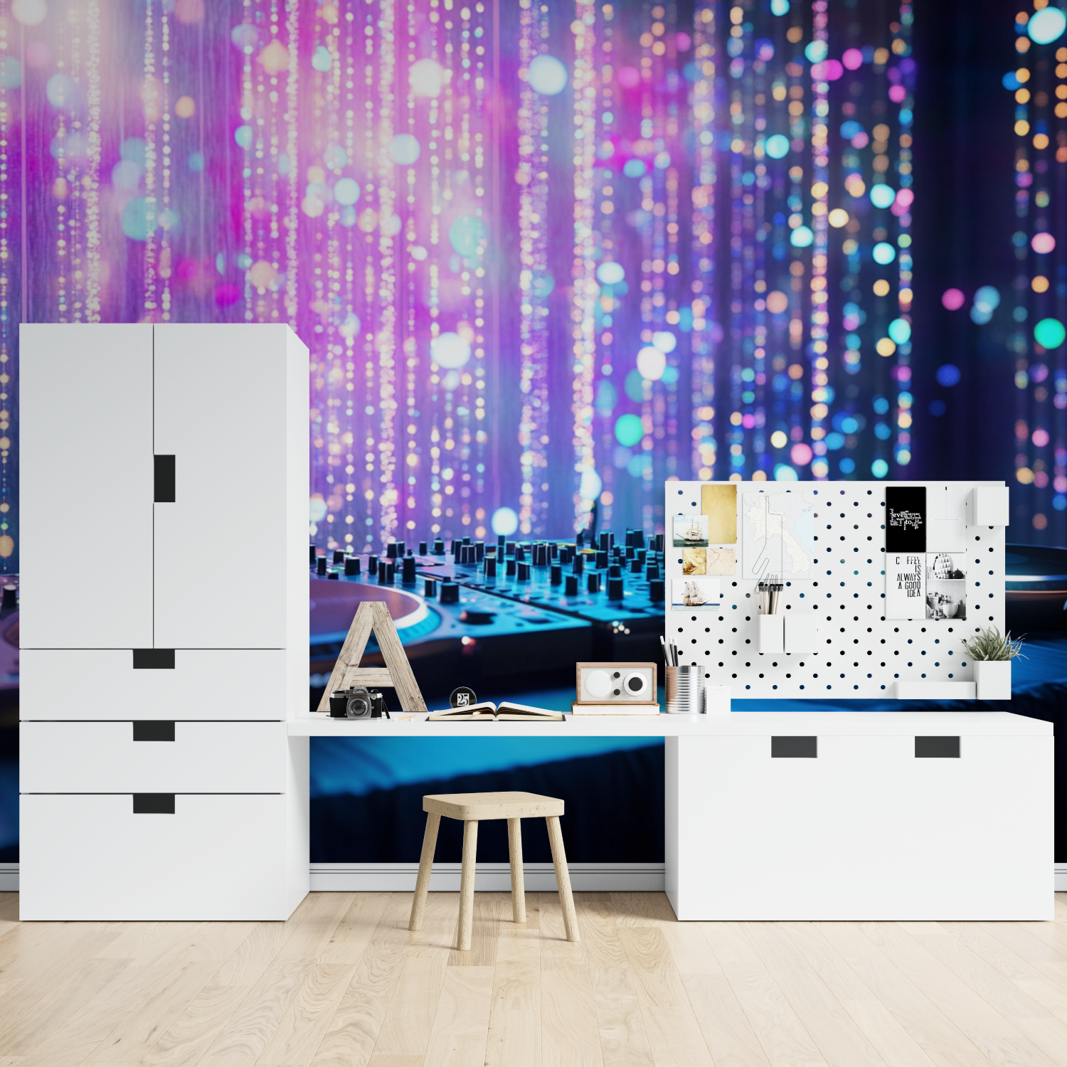 Papier peint intisse ado musique tapisserie spiderman