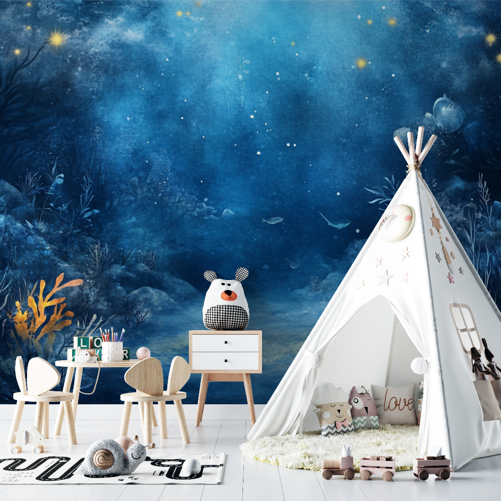 Papier peint marin fond marin chambre bebe