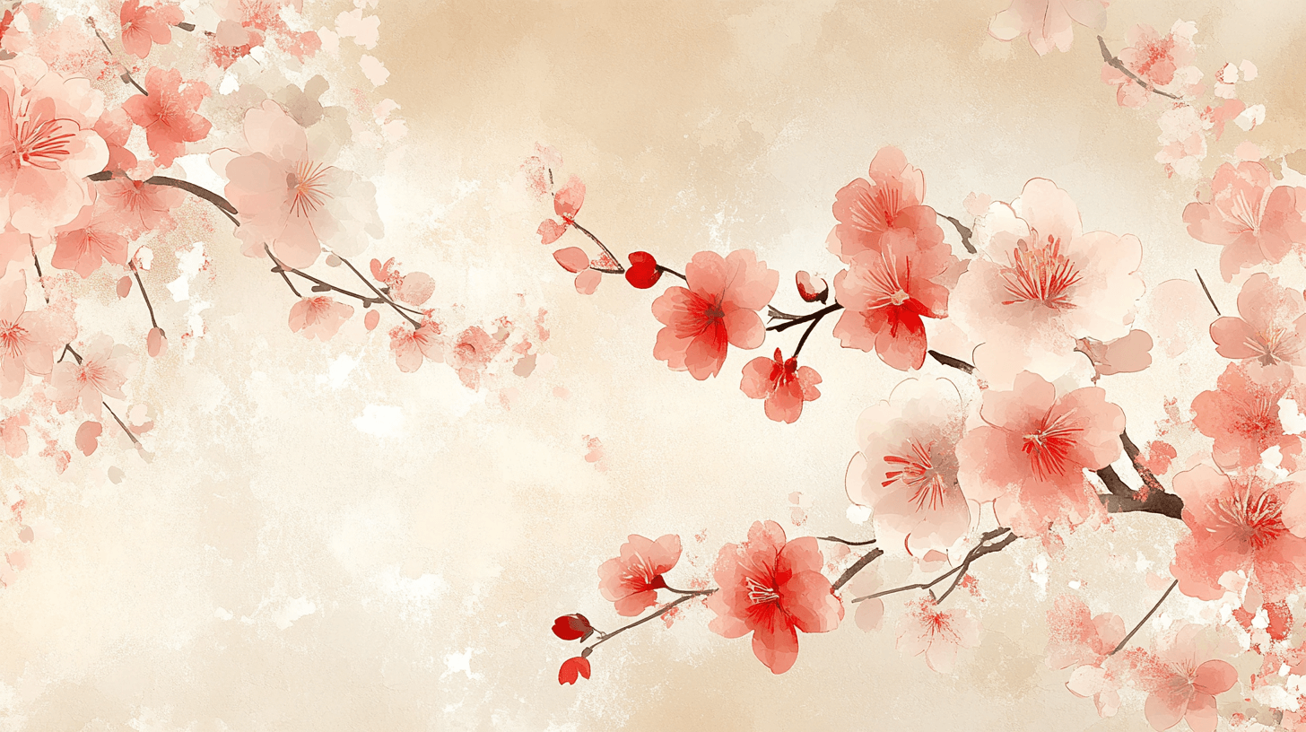 Papier Peint Fleur Japon