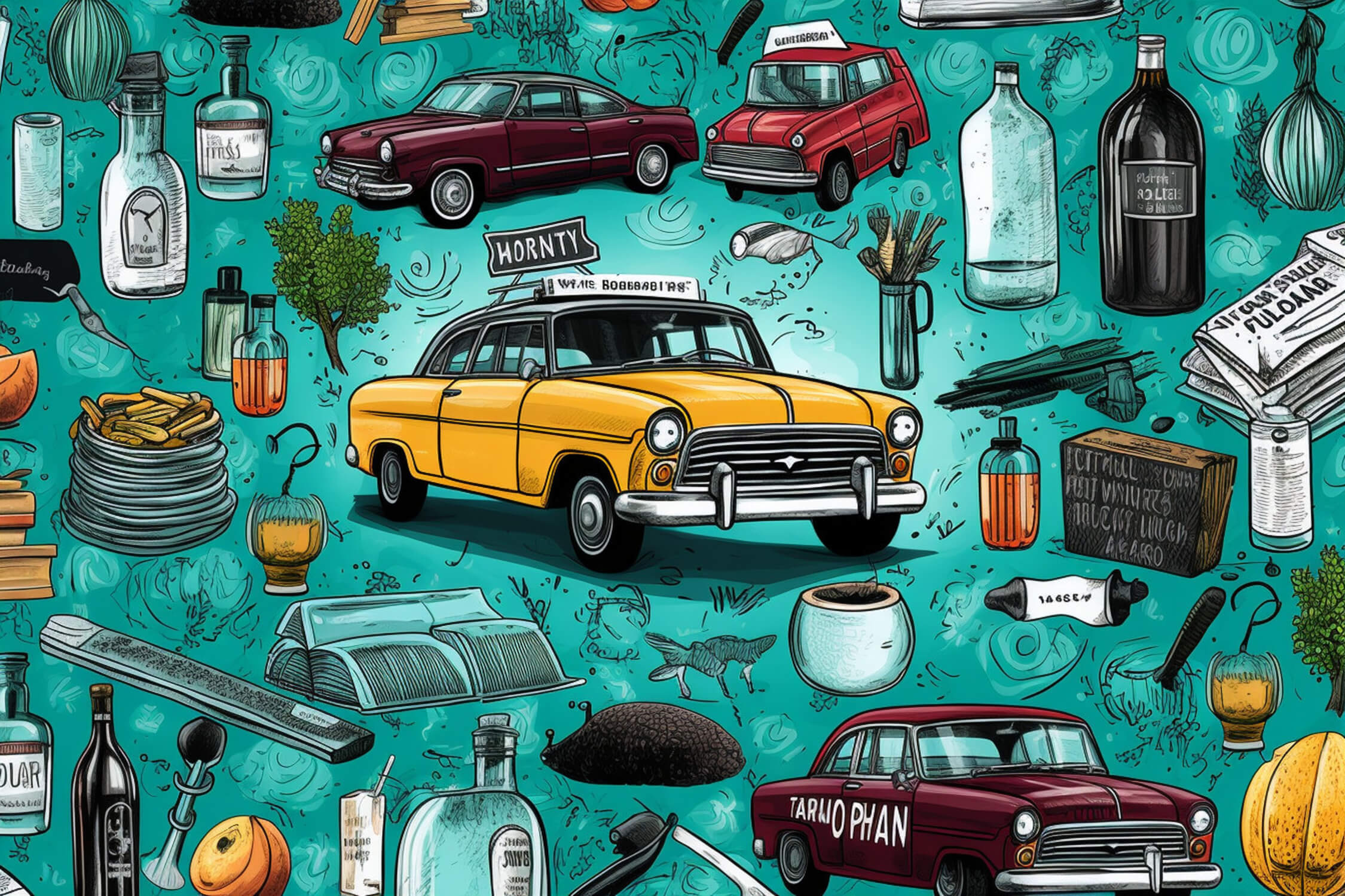 Papier Peint Décoration Voiture