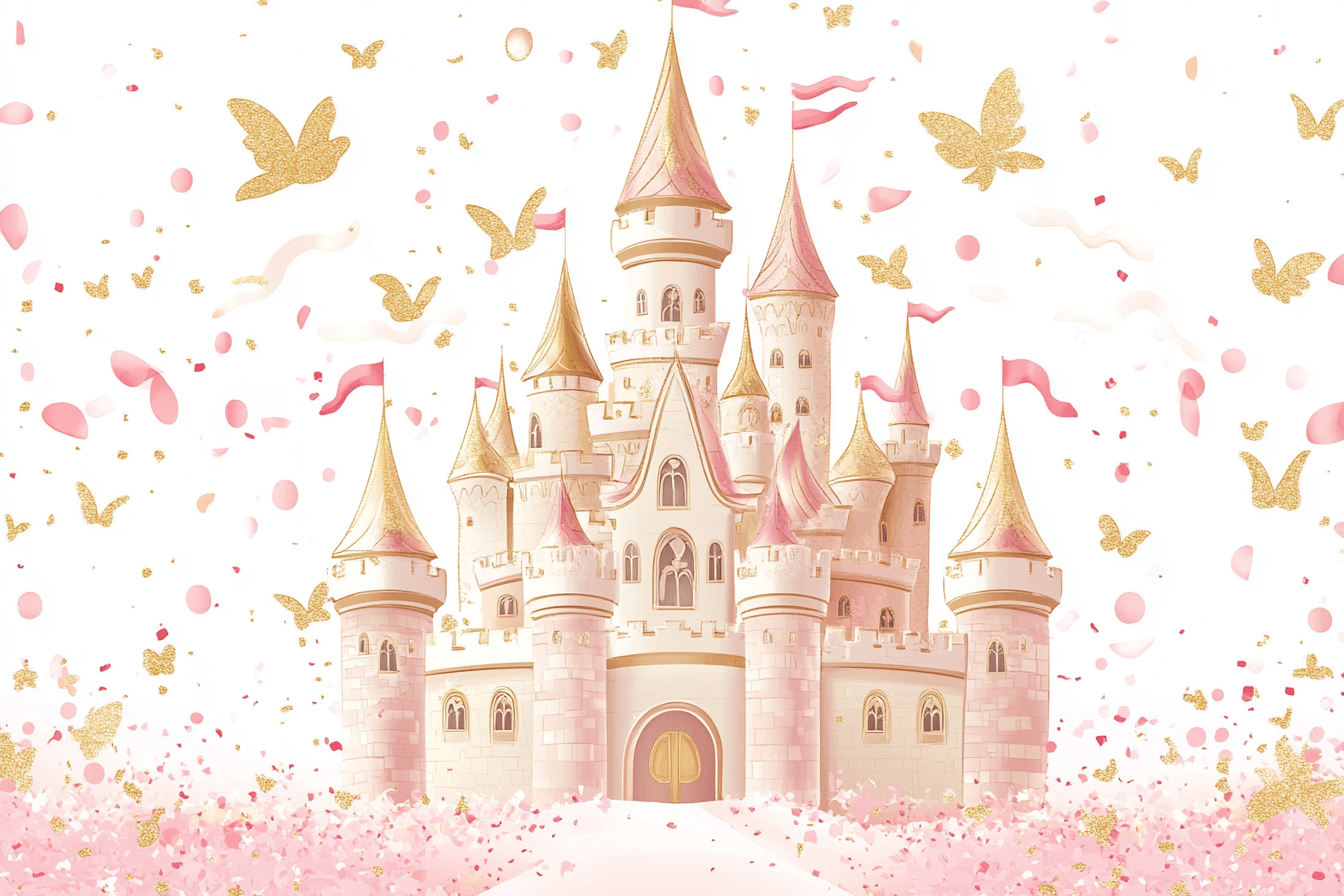 Papier Peint Princesse Château de Fête