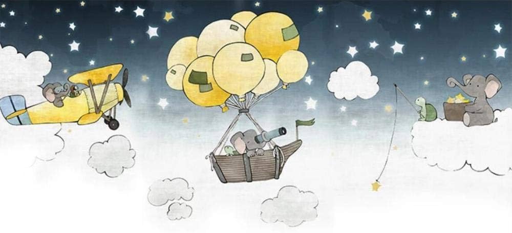 Carta da parati dell'aereo della stanza per bambini