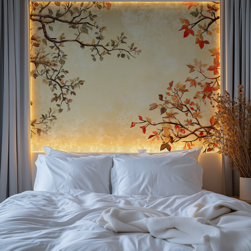 Papier peint arbre chinois chambre premium