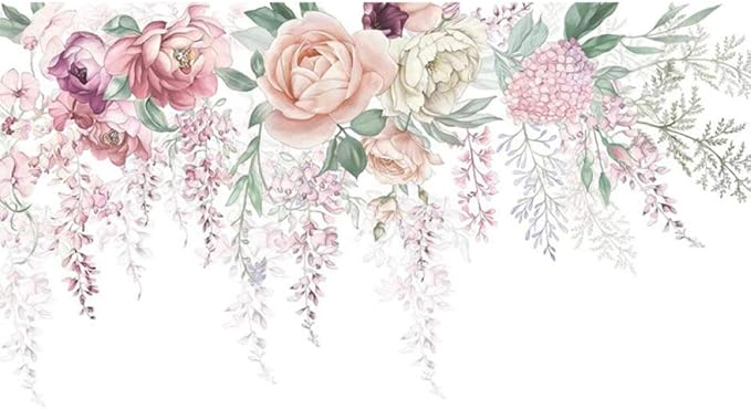 Carta da parati di fiori pastello