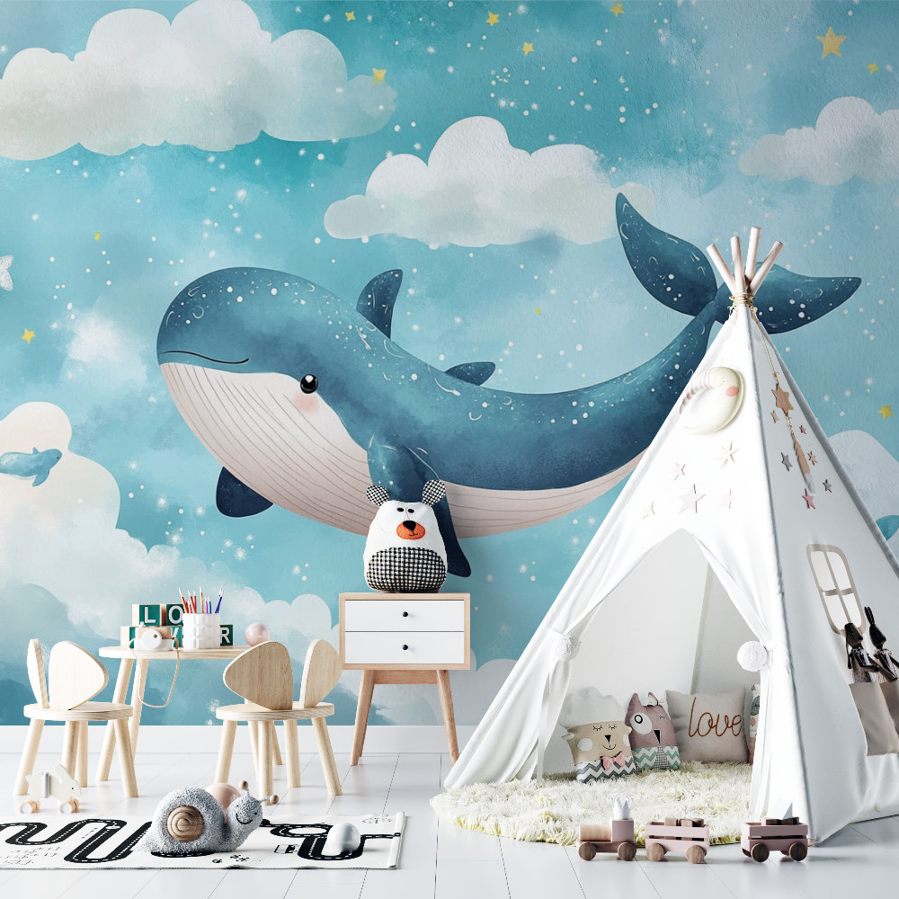 Papier peint marin bebe douceur chambre bebe