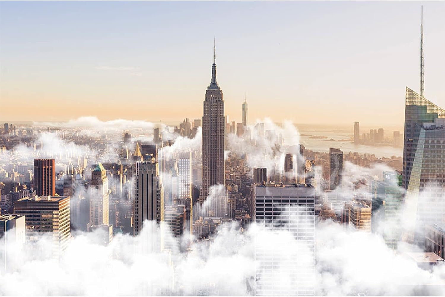 New York industrial wallpaper