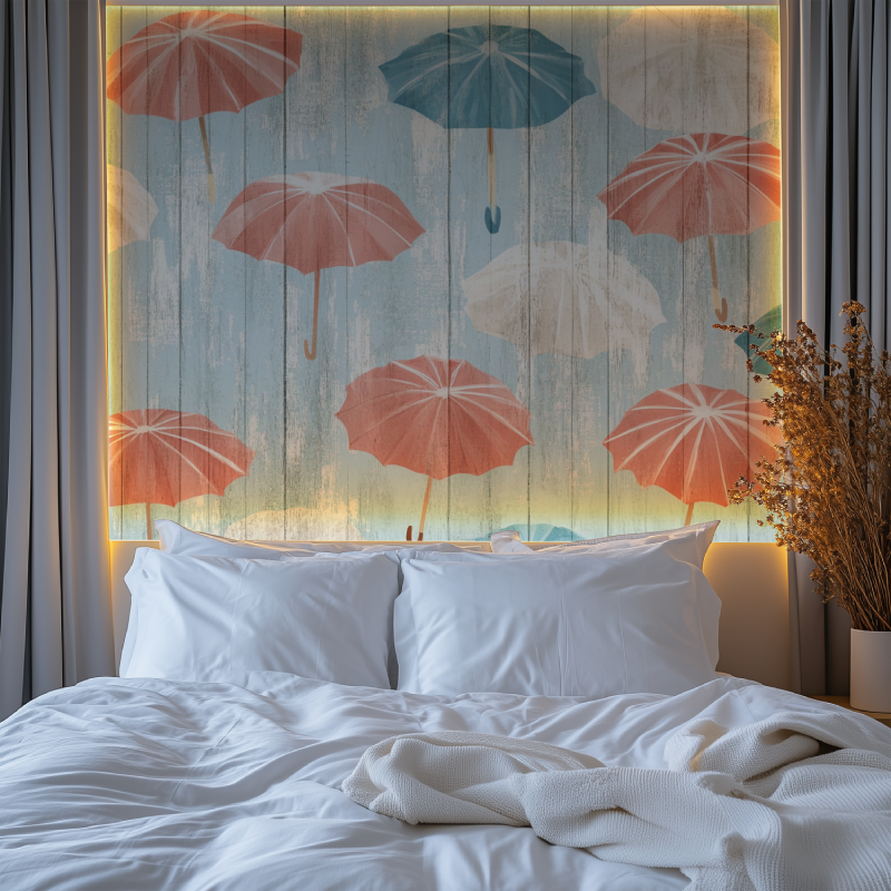 Papier peint vintage deauville chambre premium