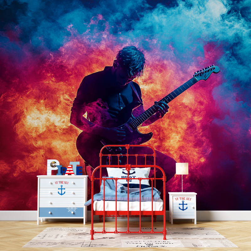 Papier peint rock star garcon567