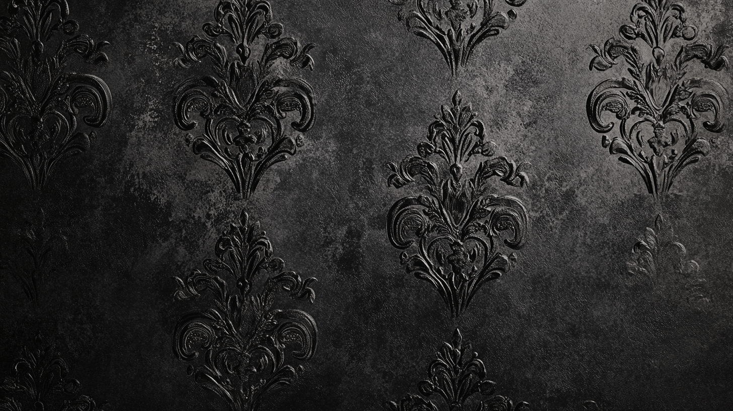 Papier Peint Vintage Noir
