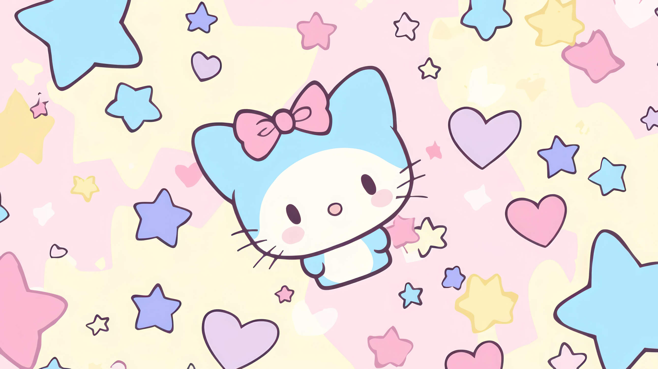 Papier Peint Hello Kitty Kawai