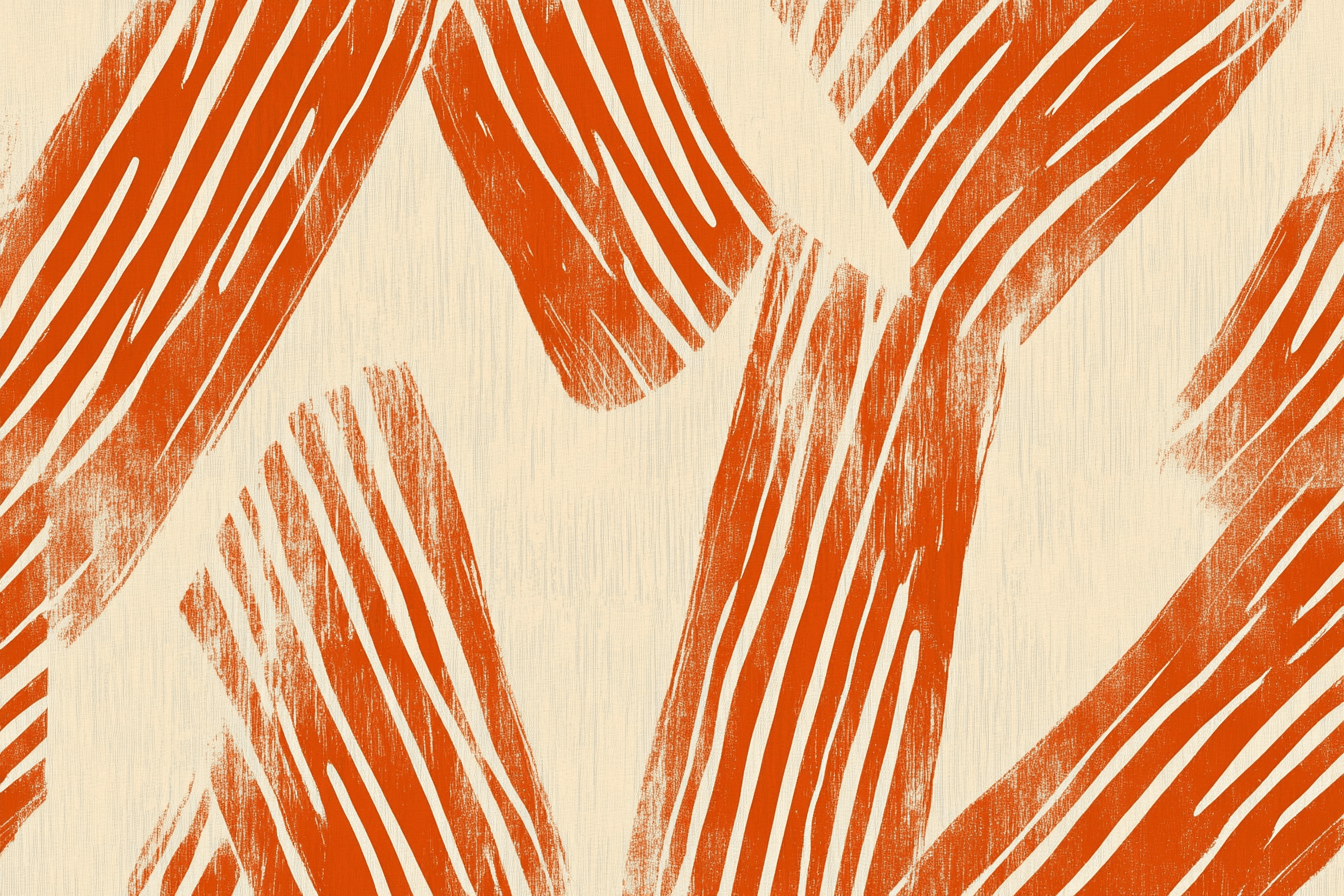 Papier Peint Terracotta Et Beige Abstraits