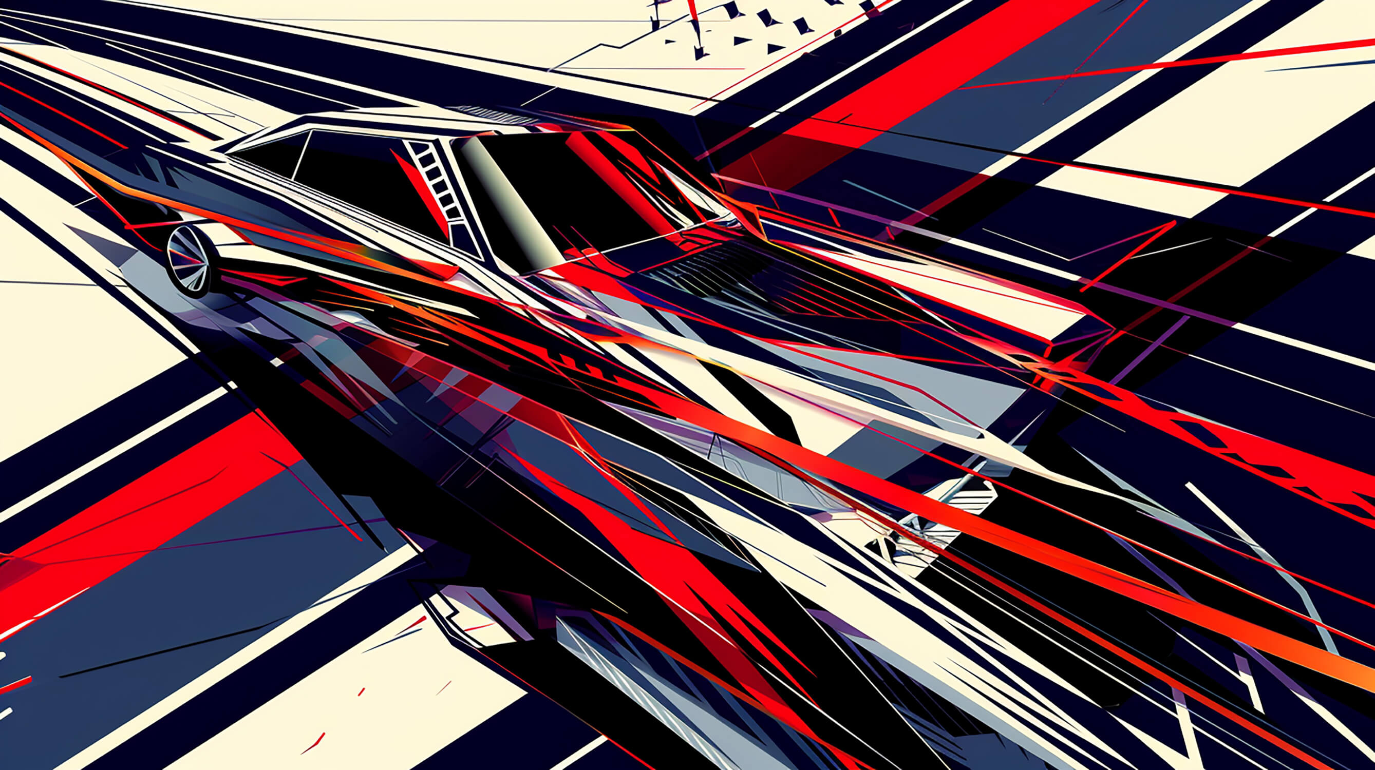 Papier Peint Deco Voiture De Sport