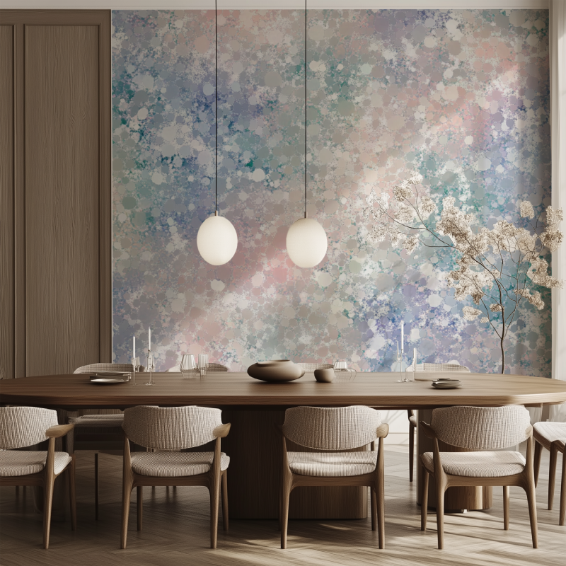 Papier peint vintage liberty salle manger tendance