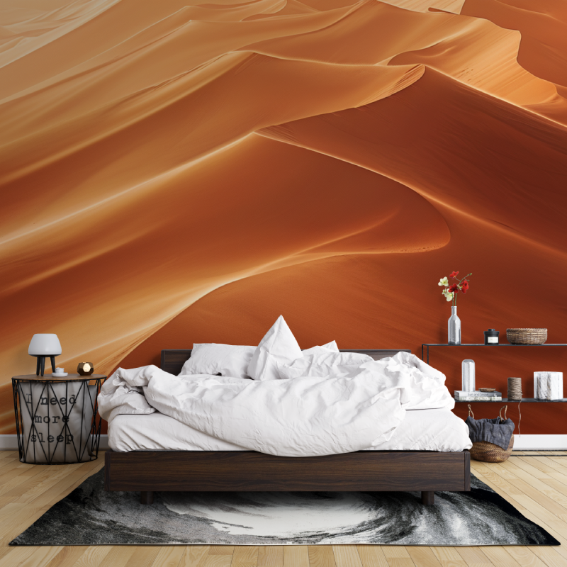 Papier peint panoramique dunes terracotta leroy merlin mur