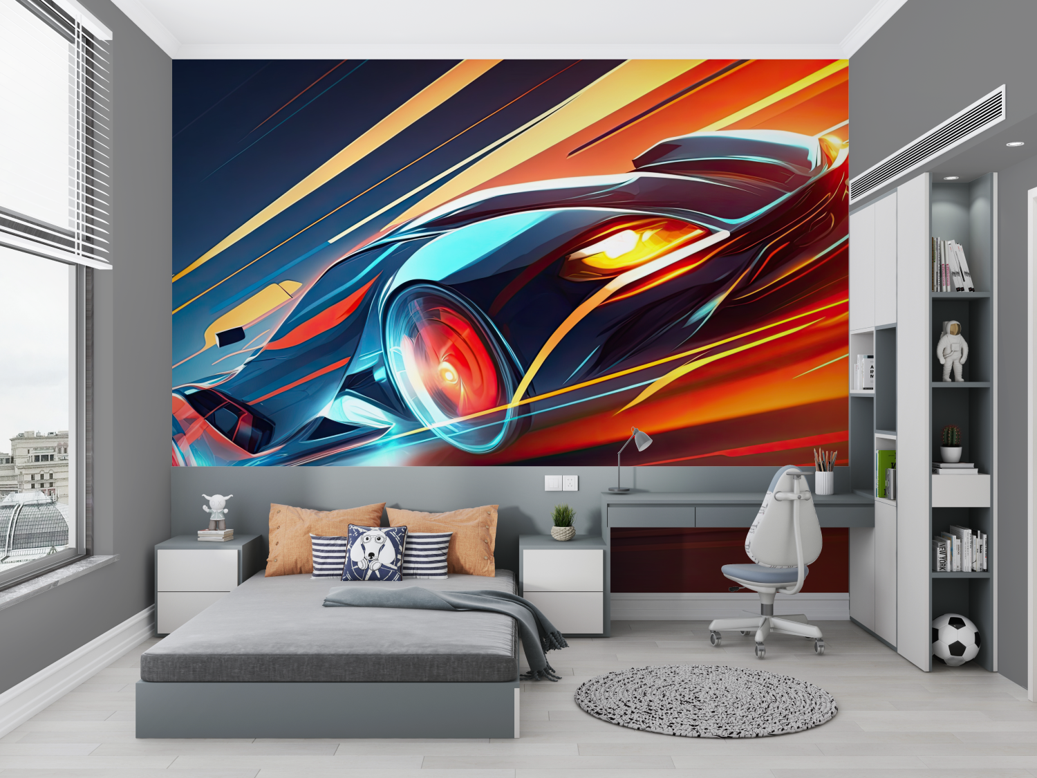 Papier peint pour chambre voiture tuning chambre petit