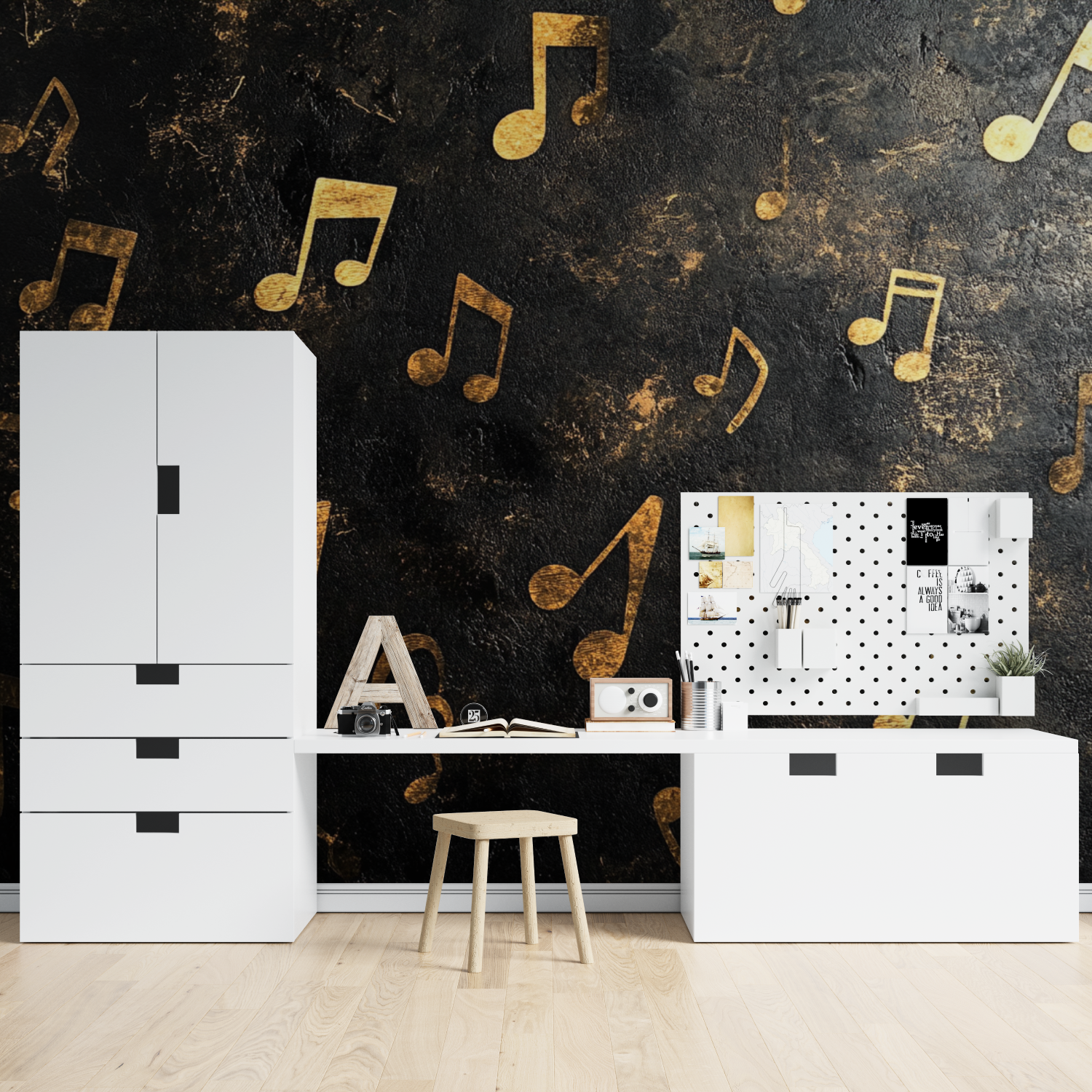 Papier peint note de musique tapisserie spiderman