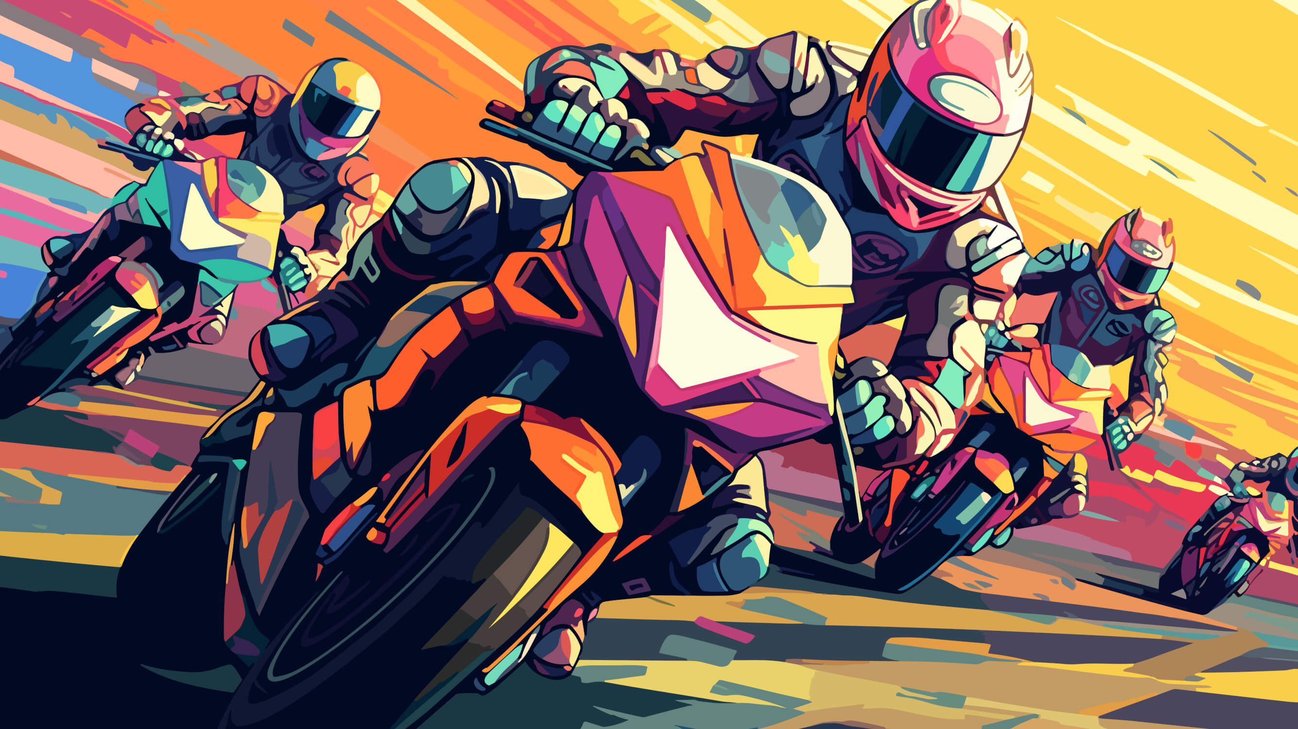 Papier Peint Moto Gp Grafiti