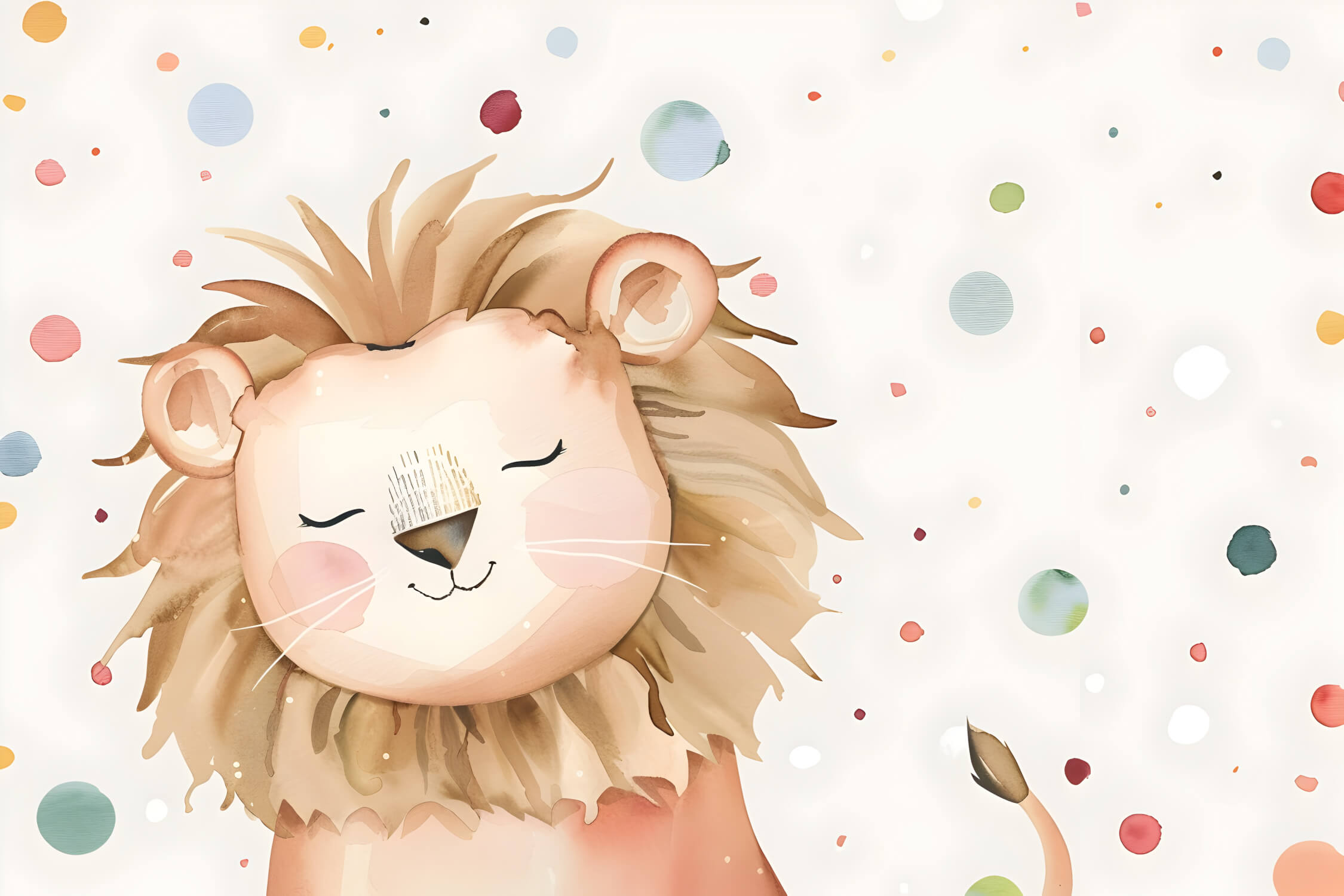 Papier Peint Lion Chambre Bébé
