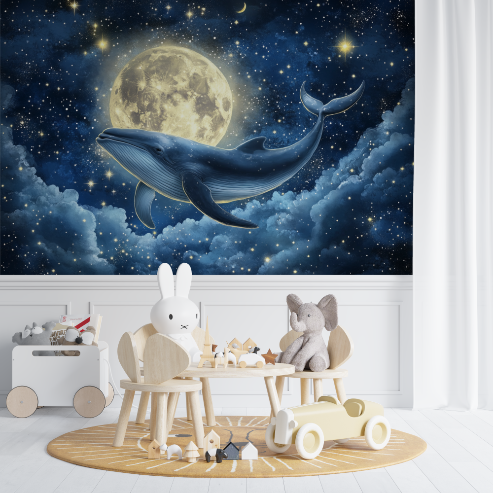 Papier peint marin monde etoile chambre de bebe
