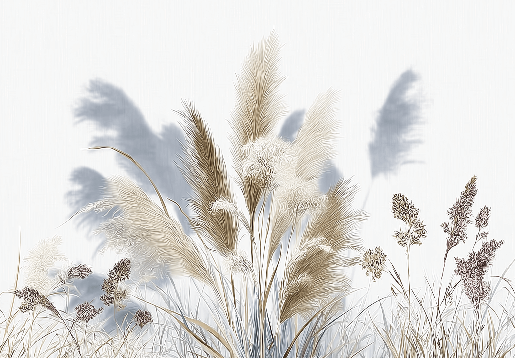 Cocooning Leaf 3D Mural Wallpaper