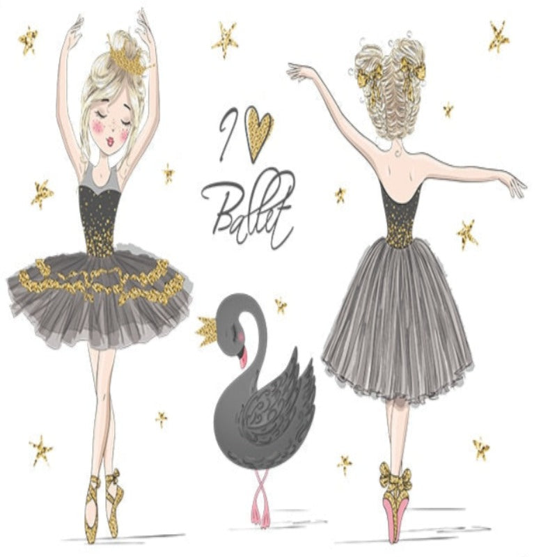 Carta da parati principessa <br/> Cigno nero e ballerina
