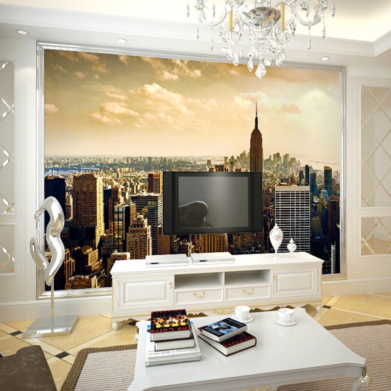 Custom 3D Photo Wallpaper For Living Room Sofa TV Background