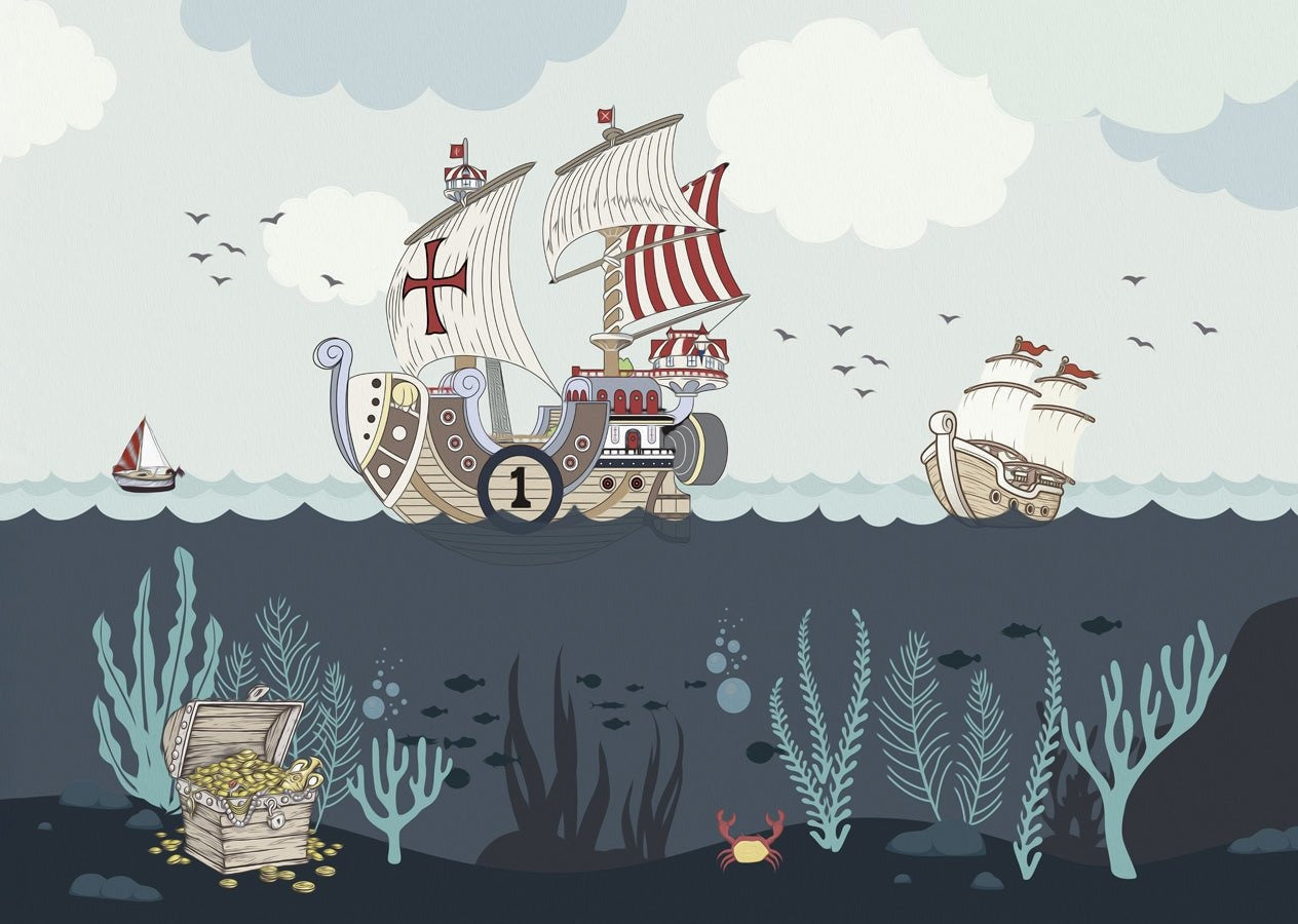 carta da parati per pirata della nave