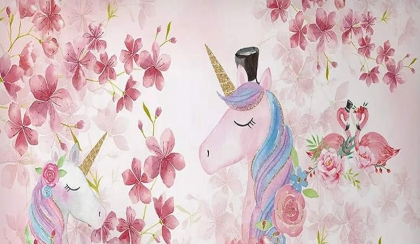 Sala unicorno rosa